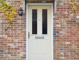 Classic entrance cream composite door