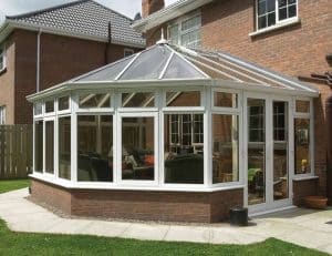 White victorian conservatory