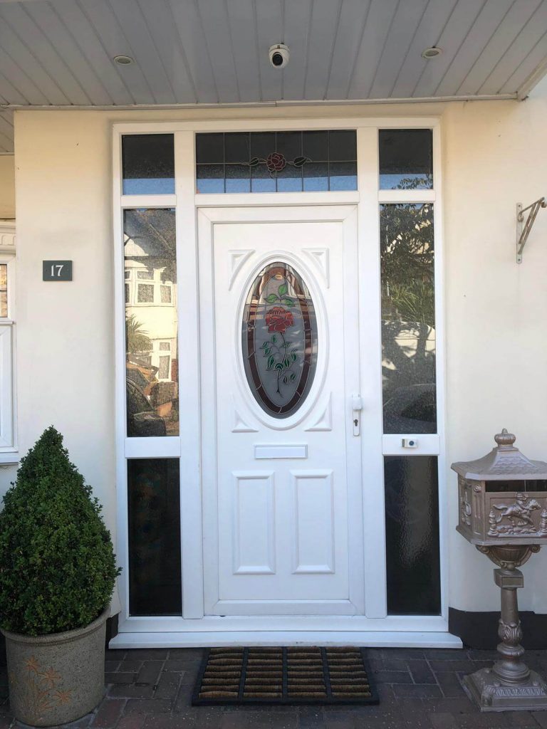 White uPVC Front Door