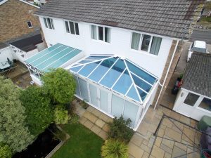 Glass roof Edwardian conservatory