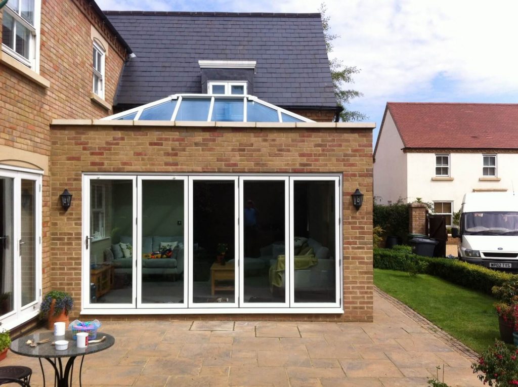 Orangery extension with bifold doors