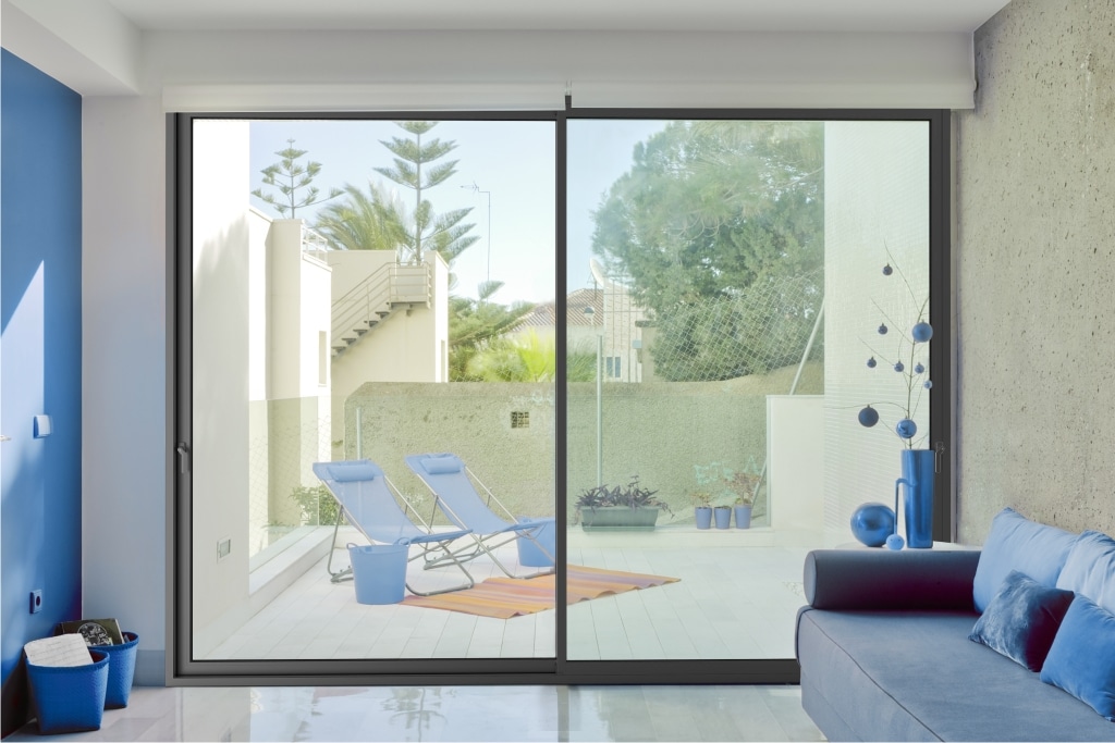 White Aluminium Sliding Door Chigwell, Essex