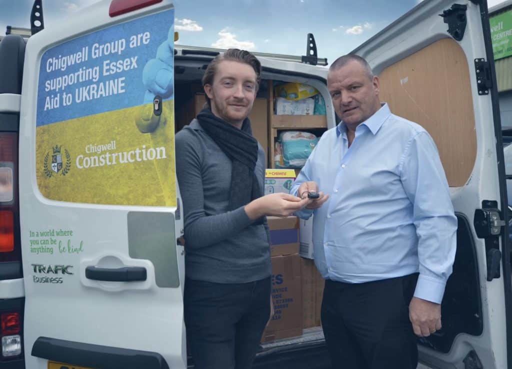 Chigwell Group donate van to ‘Essex aid to Ukraine’