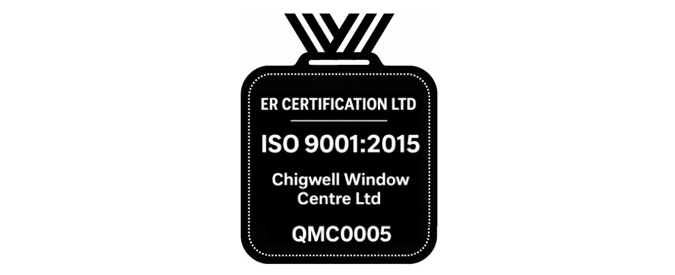 Chigwell Window Centre - ISO 9001 Er Certification